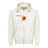 Oatmeal Heather My Favorite Basketball Player Calls Me Mom Zipper Hoodie - Bettercallsaul