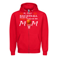 Red My Favorite Basketball Player Calls Me Mom Zipper Hoodie - Bettercallsaul