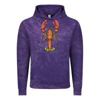 Cloud Purple lobster Vintage Hoodie - BarkalooDesign