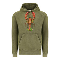 Vintage Olive lobster Vintage Hoodie - BarkalooDesign