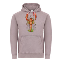 Vintage Zinc lobster Vintage Hoodie - BarkalooDesign