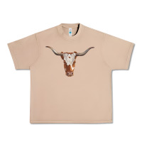 Burro longhorn cow head Urban Heavy Tee - RanaPortraitStore