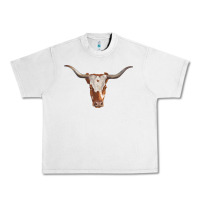 Lunar Rock longhorn cow head Urban Heavy Tee - RanaPortraitStore