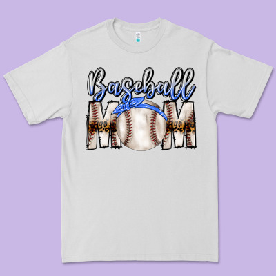 Baseball Mom Premium Tee Designed By Cowhidedigitalart