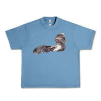 Pebble Blue mexican free tailed bat Urban Heavy Tee - LillyAllenDesigns