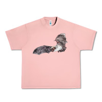 Salmon mexican free tailed bat Urban Heavy Tee - LillyAllenDesigns