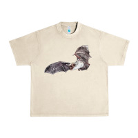 Sandshell mexican free tailed bat Urban Heavy Tee - LillyAllenDesigns