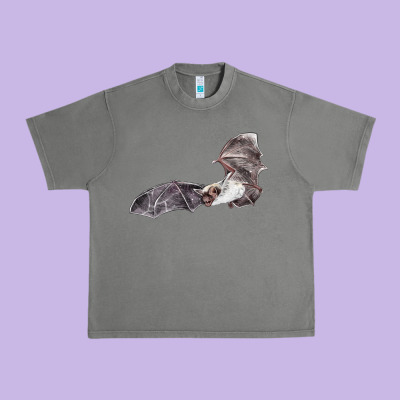 Mexican Free Tailed Bat Urban Heavy Tee Designed By Lillyallendesigns