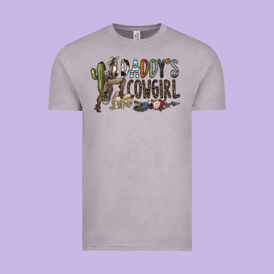 Daddy's Girl Vintage Tee Designed By Sublimationcraftshop