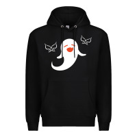 Black genshin impact hu tao  spirit ghost art lightweight Premium Hoodie - DesigneFamous