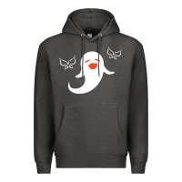 Charcoal Heather genshin impact hu tao  spirit ghost art lightweight Premium Hoodie - DesigneFamous