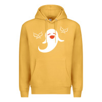 Mustard genshin impact hu tao  spirit ghost art lightweight Premium Hoodie - DesigneFamous