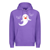 Purple genshin impact hu tao  spirit ghost art lightweight Premium Hoodie - DesigneFamous