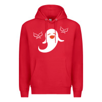 Red genshin impact hu tao  spirit ghost art lightweight Premium Hoodie - DesigneFamous
