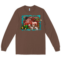 Chestnut farm life tractor cow pig rooster Long Sleeve Tee - Artiststas