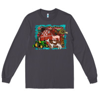 Smoke farm life tractor cow pig rooster Long Sleeve Tee - Artiststas