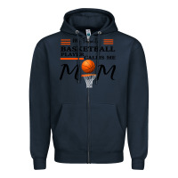 Navy My Favorite Basketball Player Calls Me Mom Zipper Hoodie - Bettercallsaul