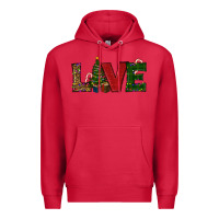 Cardinal christmas tree love Premium Hoodie - RanaPortraitStore