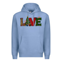 Colony Blue christmas tree love Premium Hoodie - RanaPortraitStore