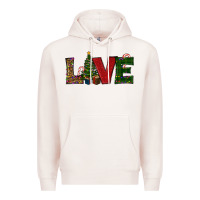 Pale Pink christmas tree love Premium Hoodie - RanaPortraitStore