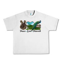Lunar Rock Peace Love Peacock Urban Heavy Tee - LillyAllenDesigns