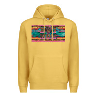 Antique Gold dog mom danchshund  license plate template Premium Hoodie - BarkalooDesign