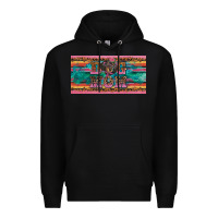 Black dog mom danchshund  license plate template Premium Hoodie - BarkalooDesign