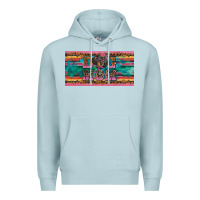 Blue Mist dog mom danchshund  license plate template Premium Hoodie - BarkalooDesign