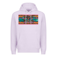 Lilac dog mom danchshund  license plate template Premium Hoodie - BarkalooDesign