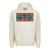 Oatmeal Heather dog mom danchshund  license plate template Premium Hoodie - BarkalooDesign
