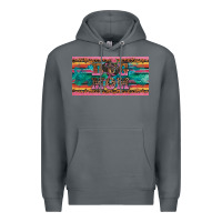 Rock dog mom danchshund  license plate template Premium Hoodie - BarkalooDesign