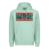 Seafoam dog mom danchshund  license plate template Premium Hoodie - BarkalooDesign