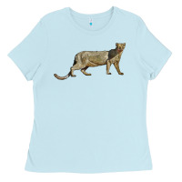 Baby Blue Jaguarundi Ladies Tee - LillyAllenDesigns