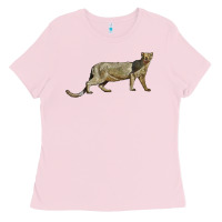 Bubblegum Pink Jaguarundi Ladies Tee - LillyAllenDesigns