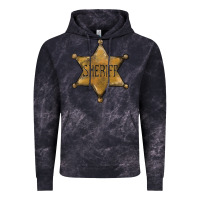 Cloud Black sheriff star Vintage Hoodie - BarkalooDesign