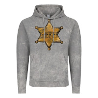 Cloud Rock sheriff star Vintage Hoodie - BarkalooDesign