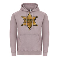 Vintage Zinc sheriff star Vintage Hoodie - BarkalooDesign