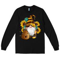 Black western bee gnomes beehive honey sunflowers gemstone Long Sleeve Tee - Artiststas