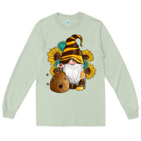 Matcha western bee gnomes beehive honey sunflowers gemstone Long Sleeve Tee - Artiststas