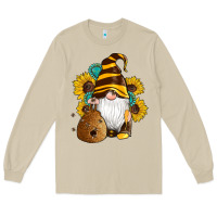 Mushroom western bee gnomes beehive honey sunflowers gemstone Long Sleeve Tee - Artiststas