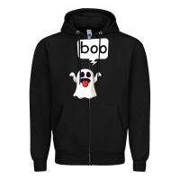 Black Boo Zipper Hoodie - Bettercallsaul