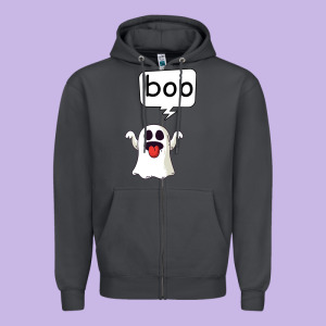 Boo Zipper Hoodie Designed By Bettercallsaul