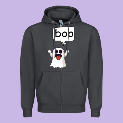 Boo Zipper Hoodie Designed By Bettercallsaul