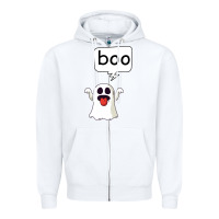 White Boo Zipper Hoodie - Bettercallsaul