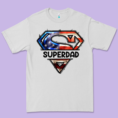 American Super Dad Premium Tee Designed By Lillyallendesigns