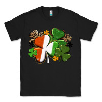 Black Irish flag shamrock St. Patricks Day Classic Tee - FaDigitalArtStudio
