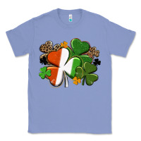 Colony Blue Irish flag shamrock St. Patricks Day Classic Tee - FaDigitalArtStudio