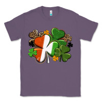 Lavender Irish flag shamrock St. Patricks Day Classic Tee - FaDigitalArtStudio