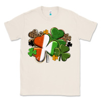 Natural Irish flag shamrock St. Patricks Day Classic Tee - FaDigitalArtStudio