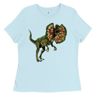 Baby Blue Dilophosaurus Ladies Tee - LillyAllenDesigns